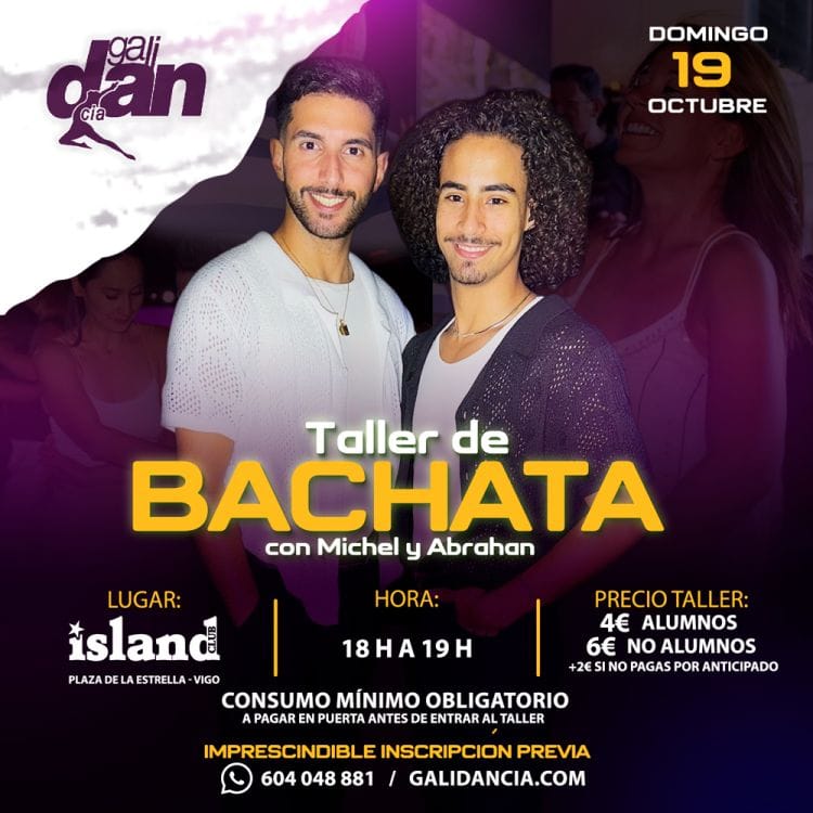 Taller de Bachata con Michel y Abrahan