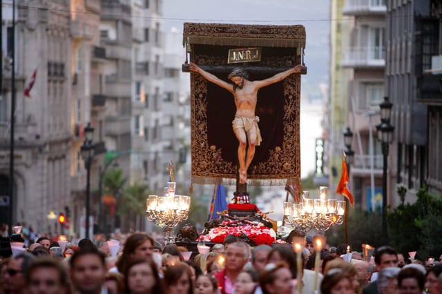 Procesión del Santísimo Cristo de la Victoria
