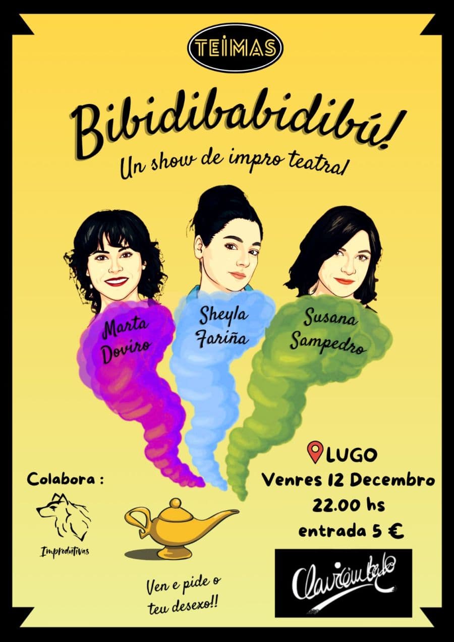 Espectáculo de improvisación teatral Bibidibabidibú