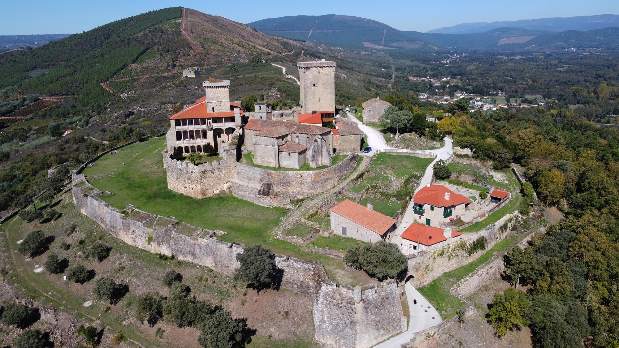 La maqueta del Castillo de Monterrei en Verín