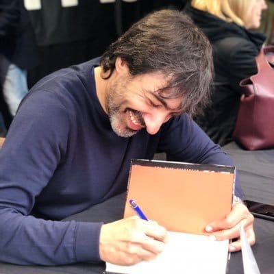 Firmas de libros con Juan del Val, Enrique Vila-Matas, Ángela Banzas y Jaime de los Santos
