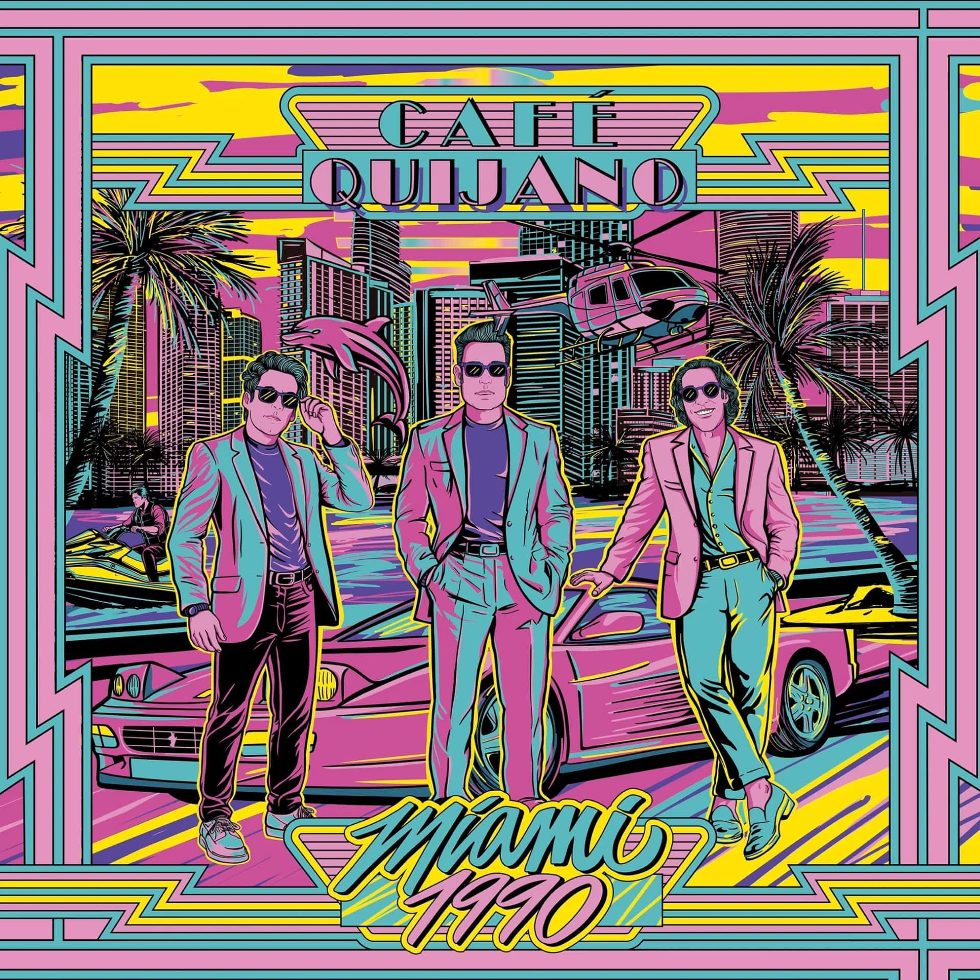 Café Quijano en Ferrol - Gira Miami 1990