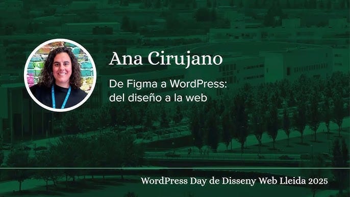 'Que significa diseñar para Wordpress' con Ana Cirujano