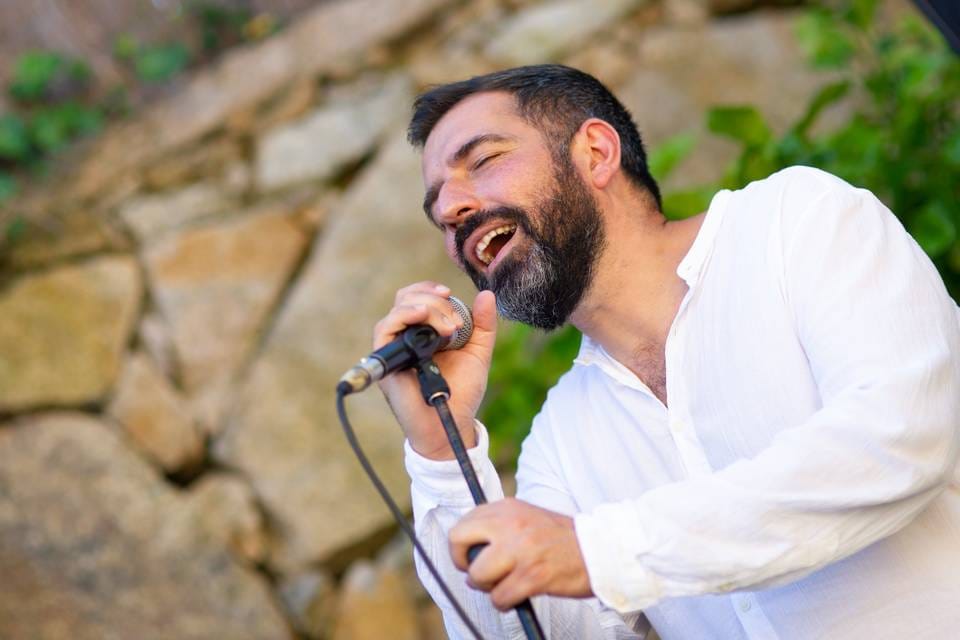 Actuación de José Brea en las fiestas de San Vicente de Elviña