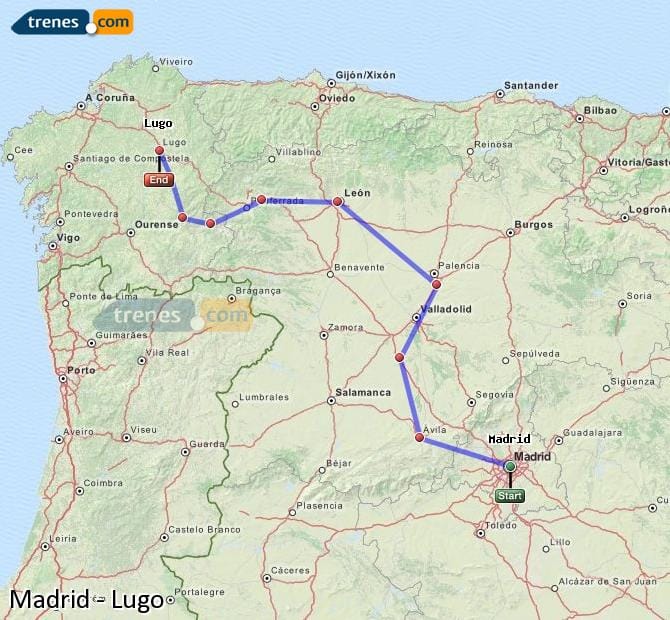 Nuevos trenes Lugo-Madrid: planes para un finde exprés