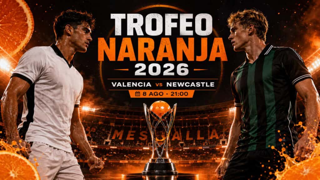 El Newcastle se lleva el Trofeo Naranja 2026 en Mestalla