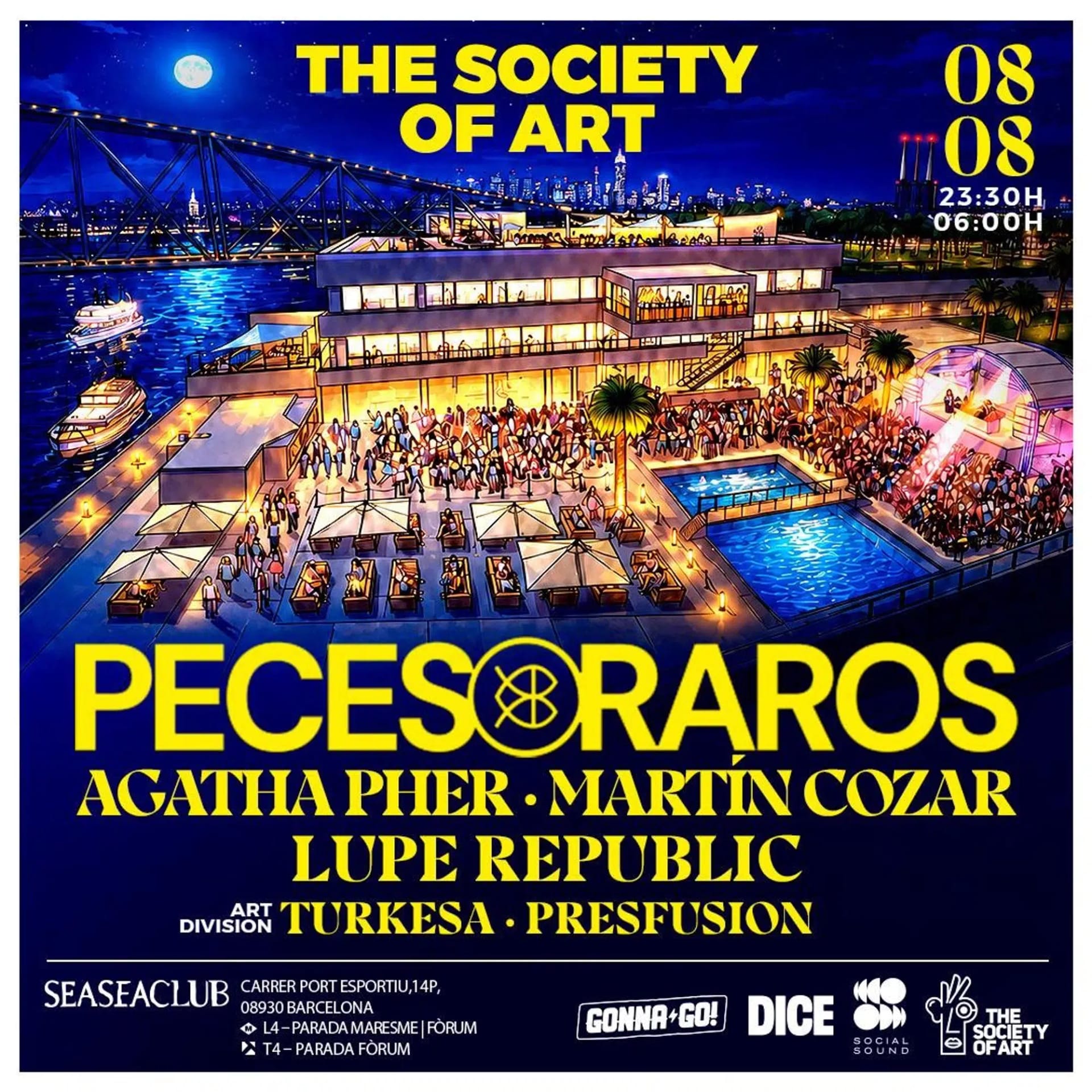 Peces Raros by Night (Open Air)