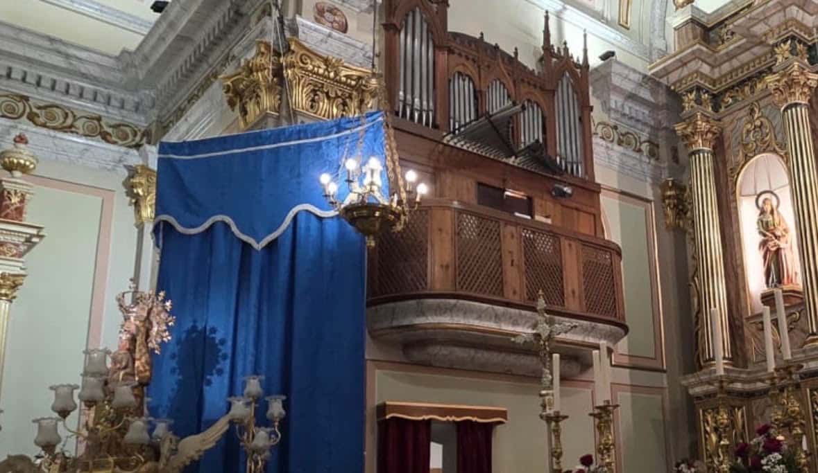 El órgano barroco de Gorga vuelve a sonar