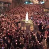 Ofrenda de las madres a la Virgen de Fátima