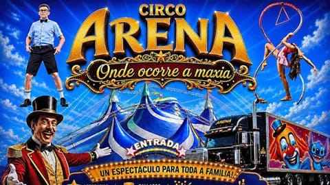 El Circo Arena monta su carpa en Lourido, Nigrán