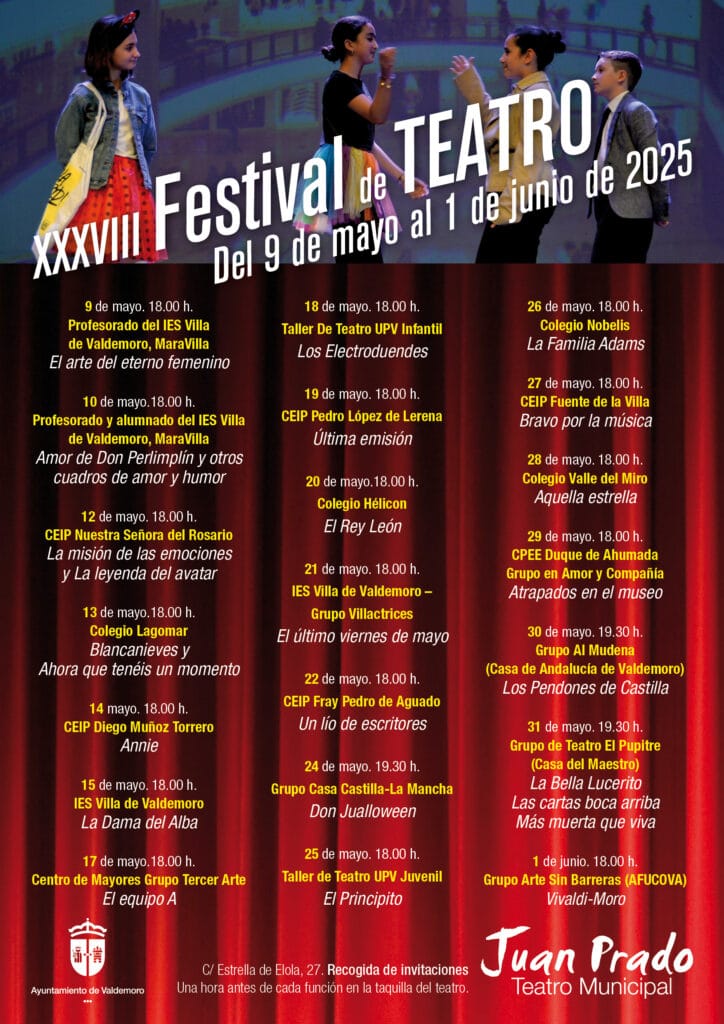 El XXIX Festival de Teatro de Valdemoro en resumen