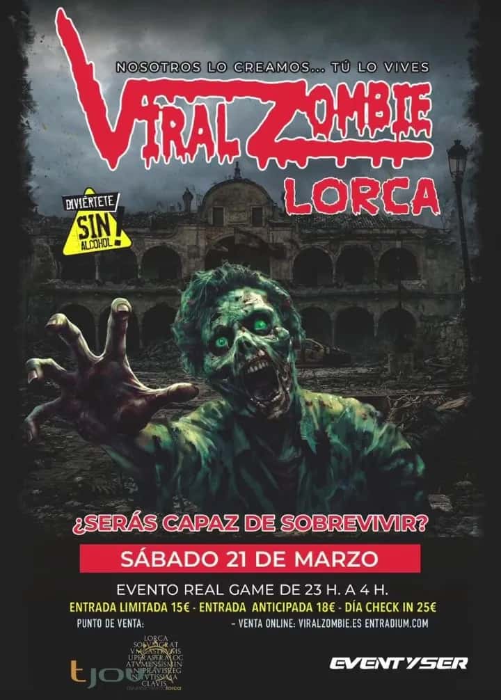 Viral Zombie: una noche apocalíptica por Lorca