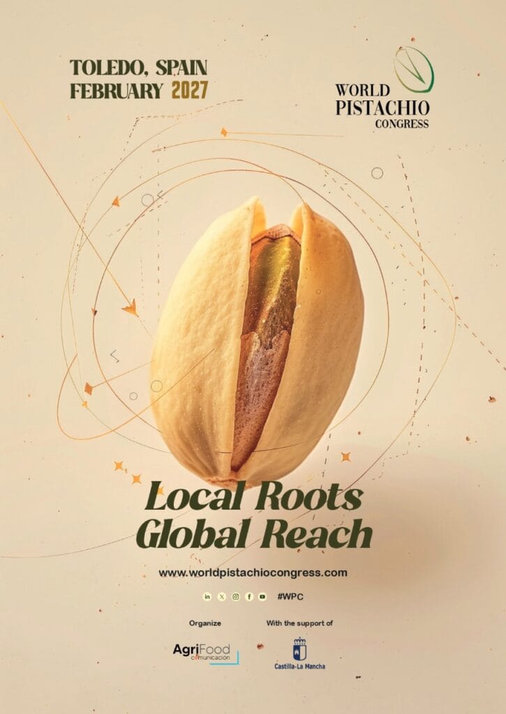 Toledo acogerá el World Pistachio Congress en 2027