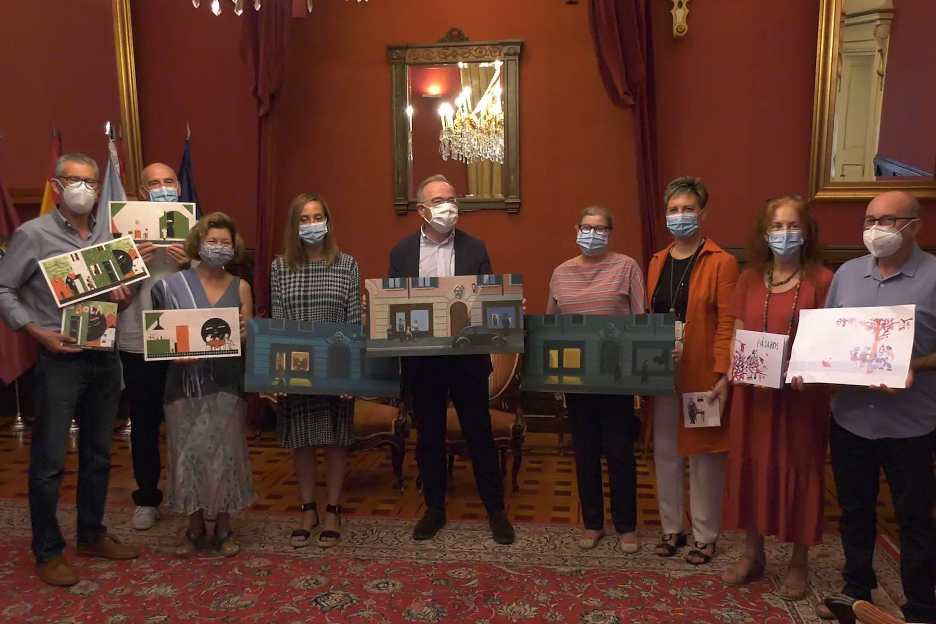 Exposición de álbumes ilustrados ganadores del Premio Compostela