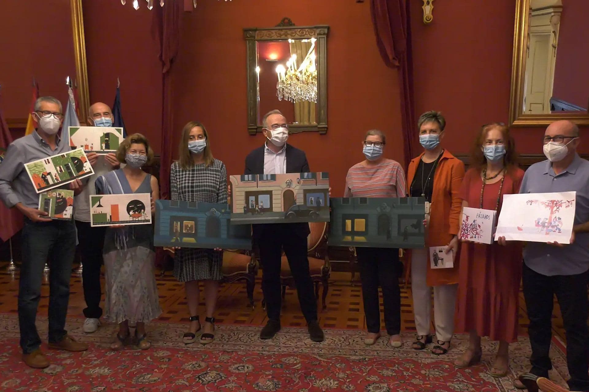 Exposición de álbumes ilustrados ganadores del Premio Compostela