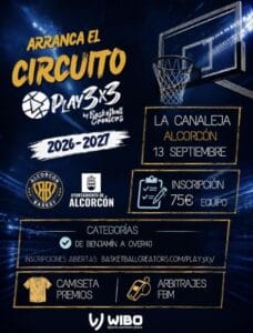 El baloncesto 3x3 estrenó circuito en Alcorcón
