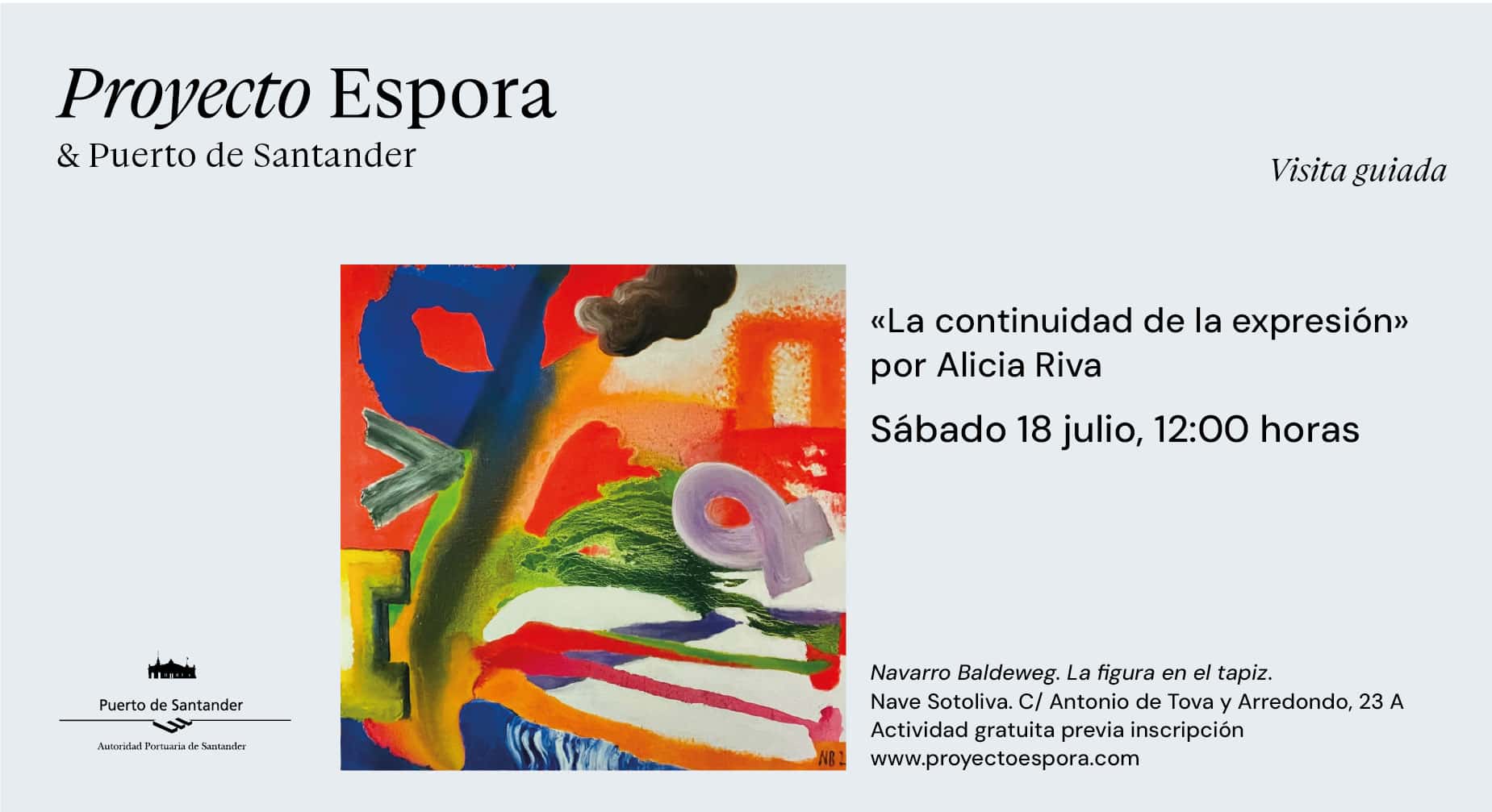 Proyecto Espora: visita guiada a la exposición 'La continuidad de la expresión'