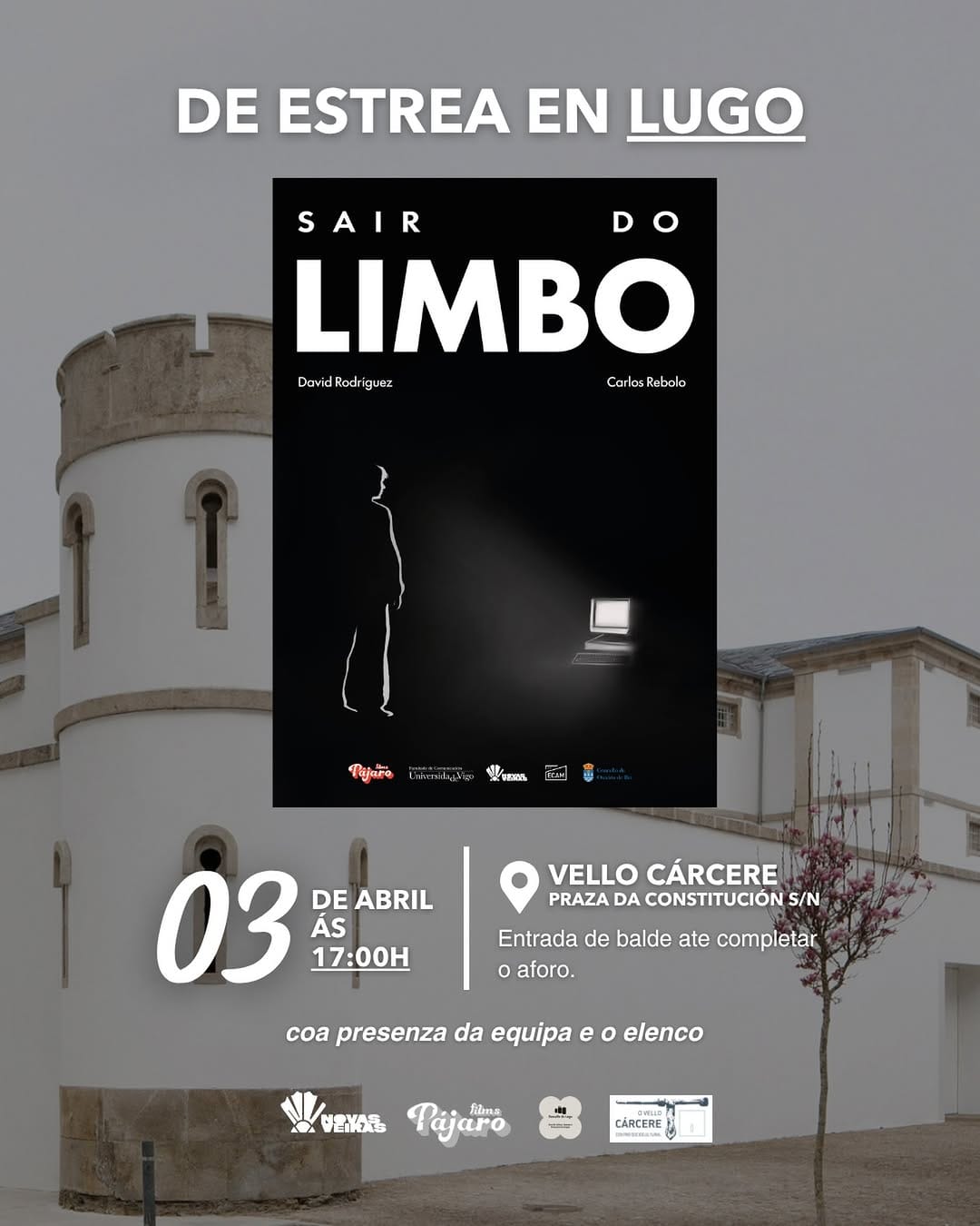 Proyección del cortometraje Saír do Limbo