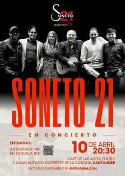 Concierto de Soneto 21 - Presentación de 'Andando'