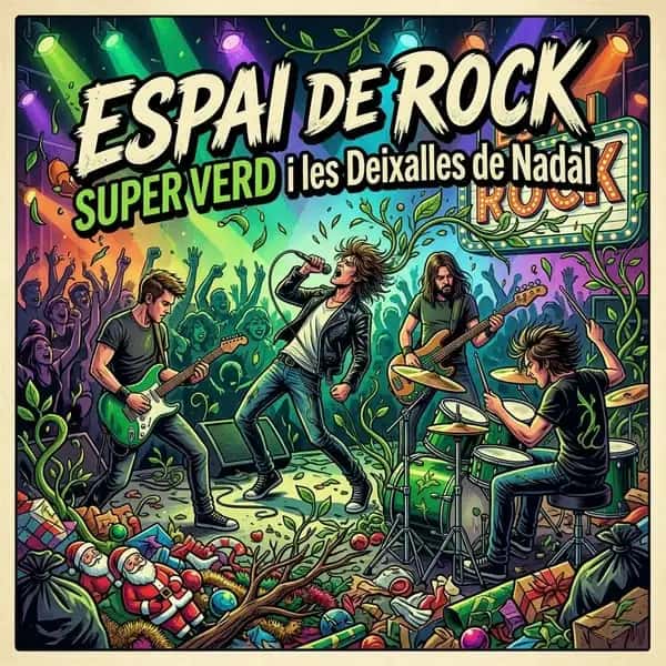 Cuentacuentos Espai de Rock, Super Verd i les Deixalles de Nadal