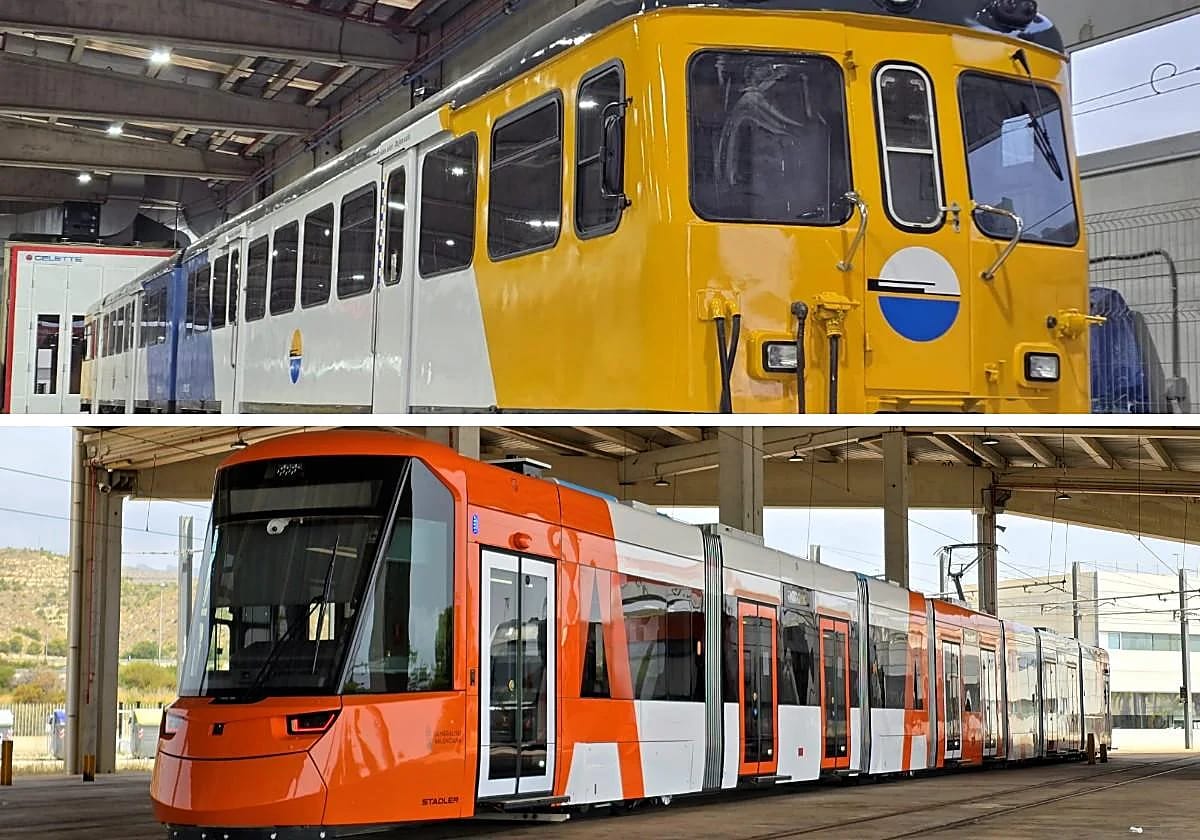Exposición de material móvil histórico del Tram