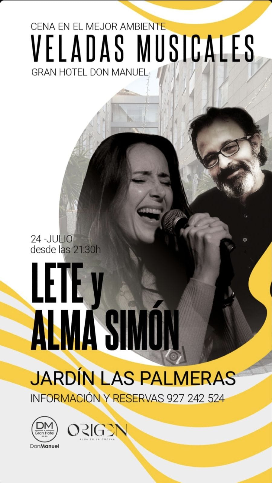 Velada musical. Lete y Alma Simón