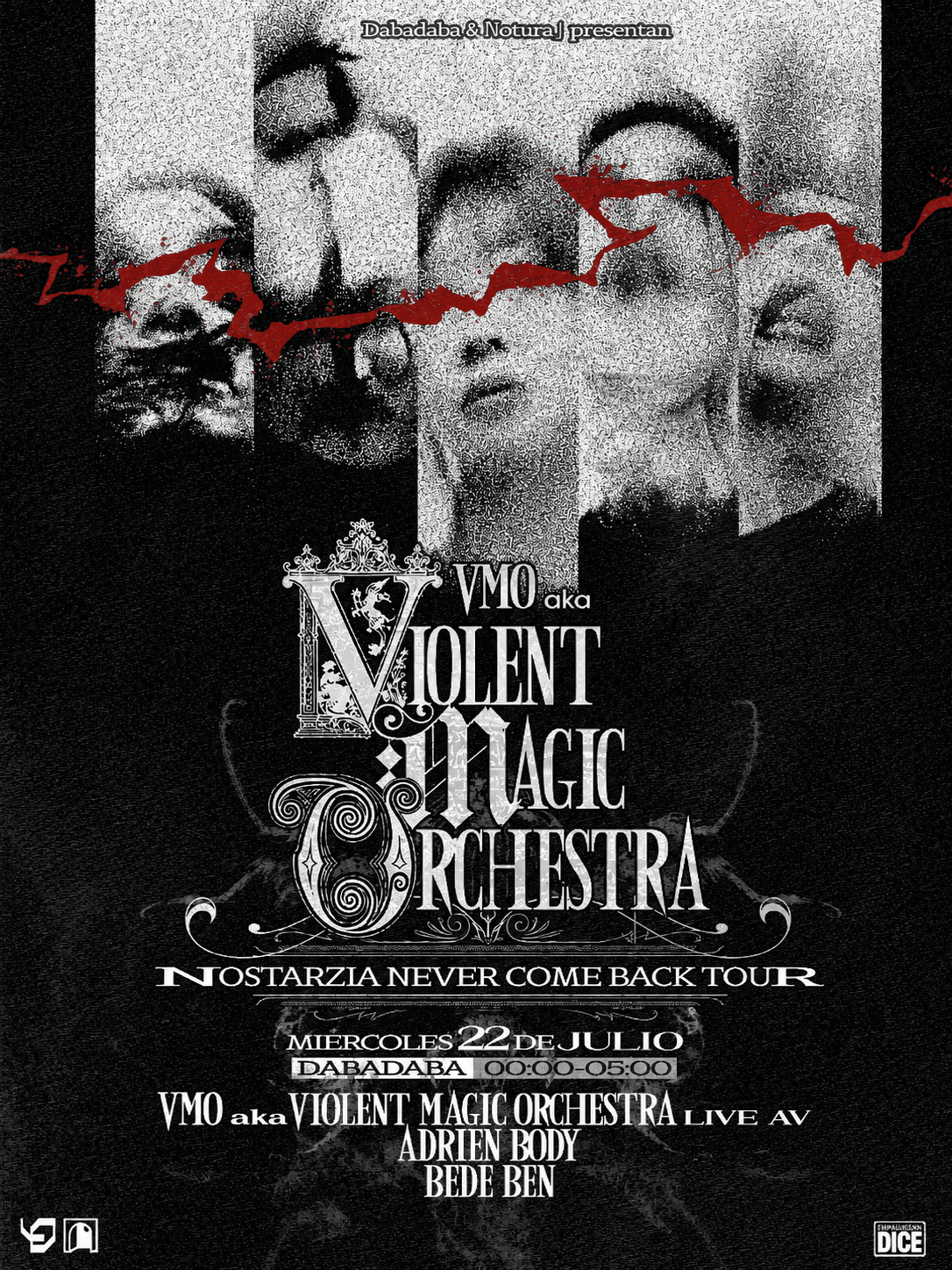 VMO aka Violent Magic Orchestra LIVE A/V + Bede Ben + Adrien Body
