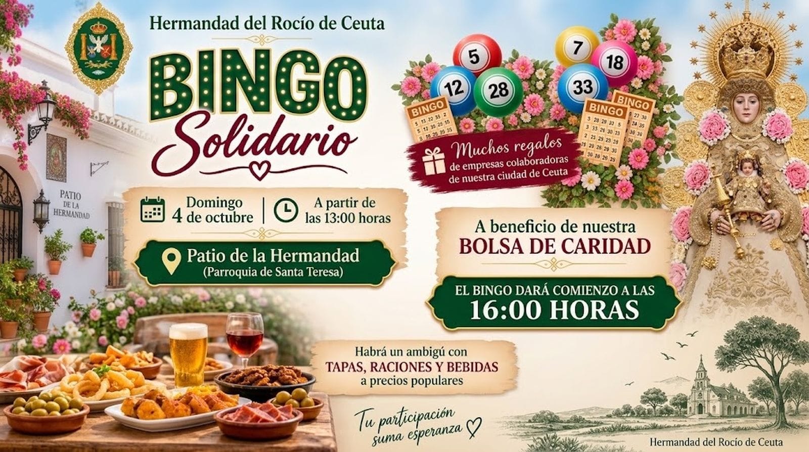 Bingo Solidario de la Hermandad del Rocío