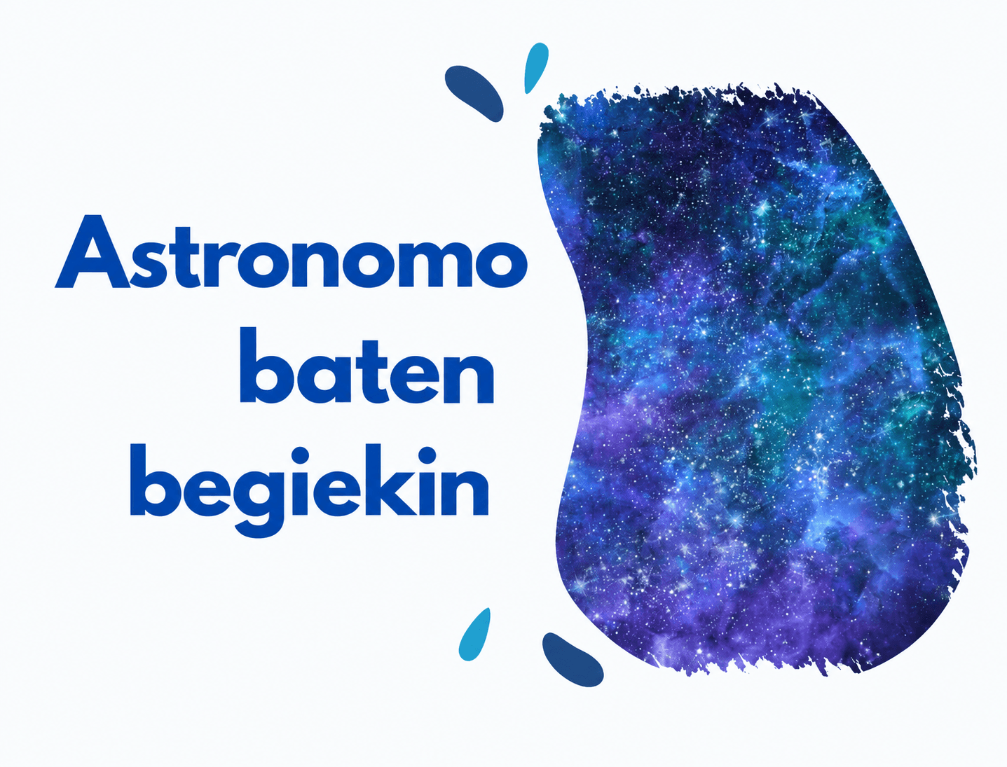 Taller para niños: Con los ojos de un astrónomo