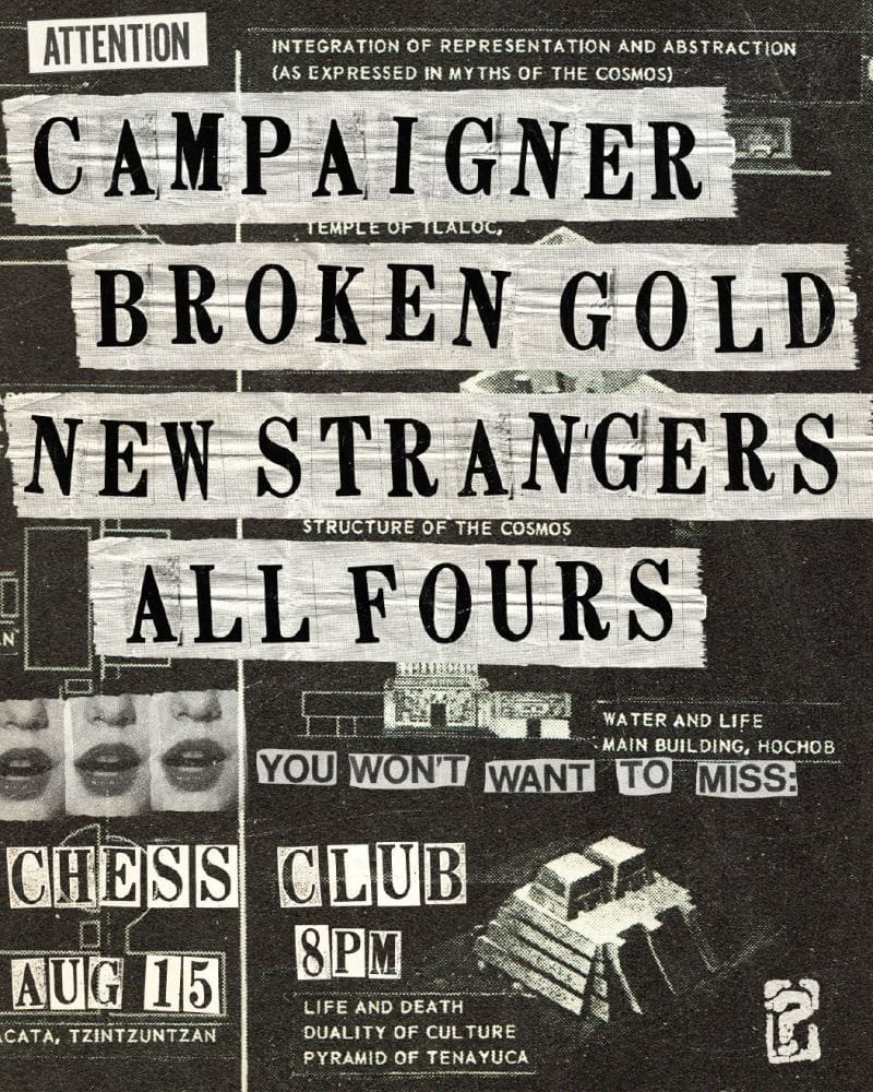 All Fours / New Strangers / Broken Gold / Campaigner