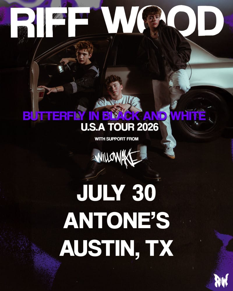 Riff Wood: Butterfly in Black & White Tour w/ Willowake