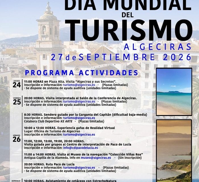 Jornadas de actividades por el Día Mundial del Turismo en Algeciras