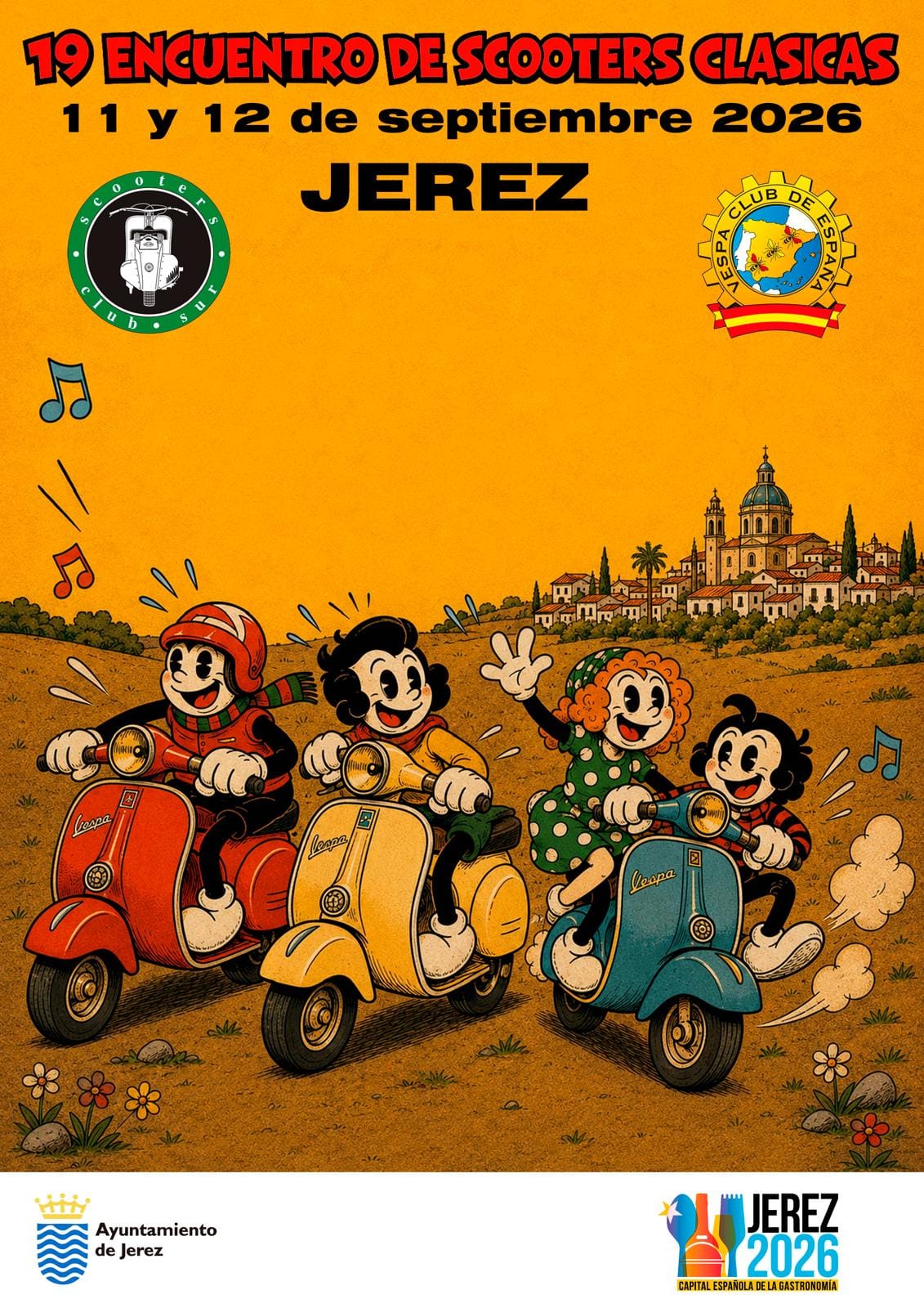 19º Encuentro Nacional de Scooters Clásicas Vespa & Lambretta