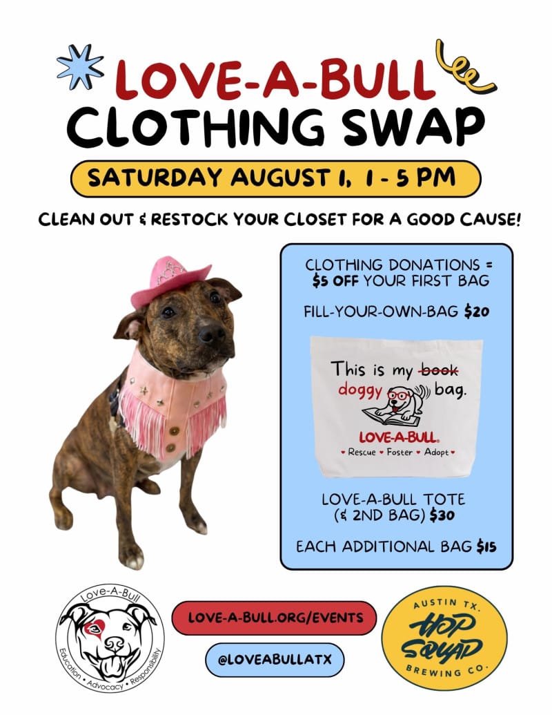 Love-A-Bull Clothing Swap