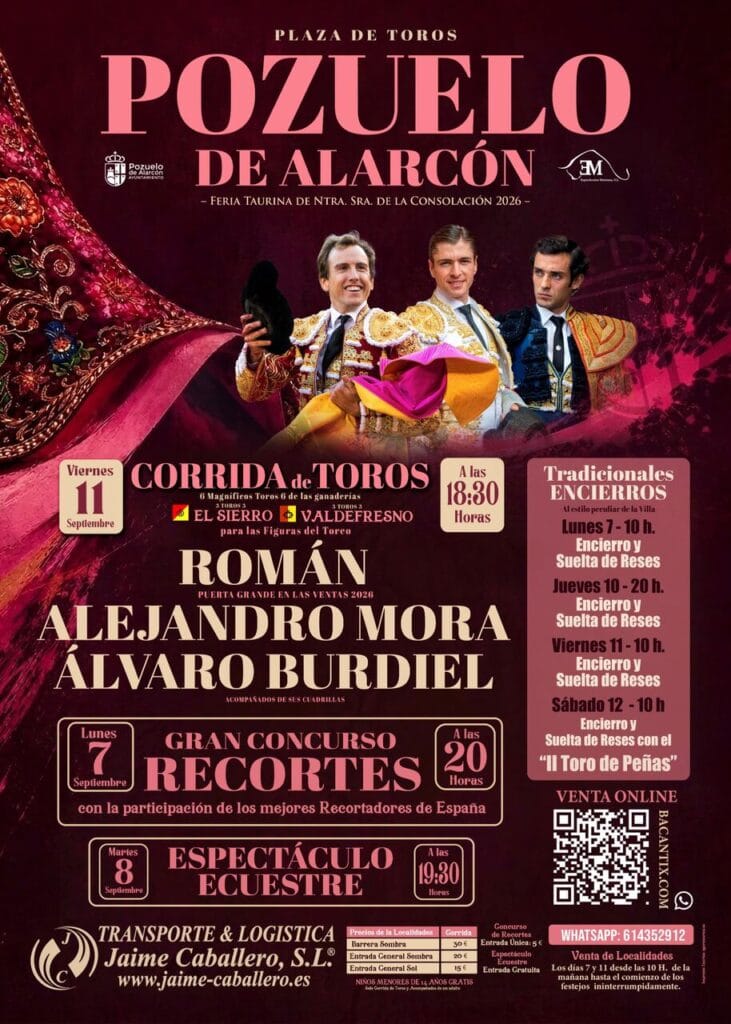 Corrida de toros - Fiestas Patronales de Nuestra Señora de la Consolación 2026