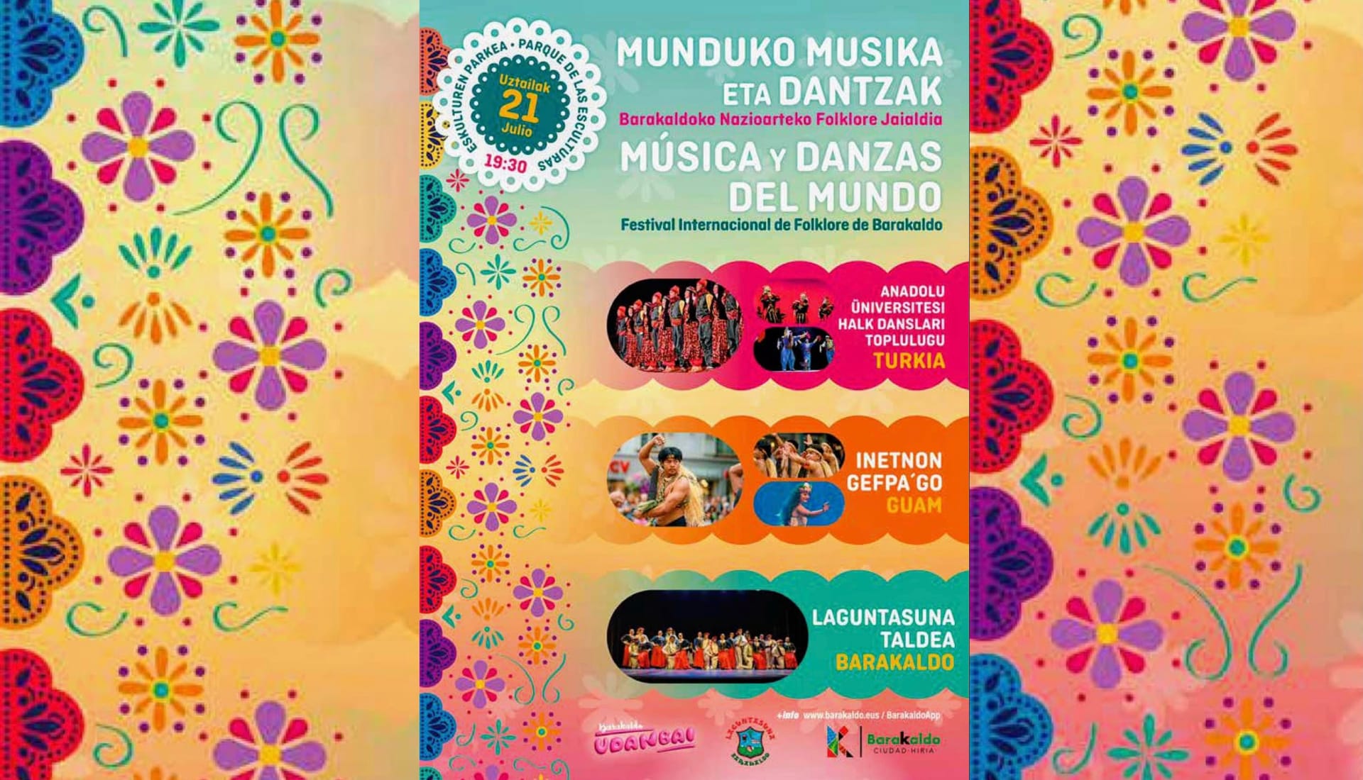 Festival de folclore organizado por Laguntasuna