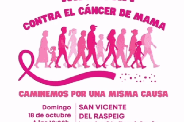 Marcha solidaria contra el cáncer de mama