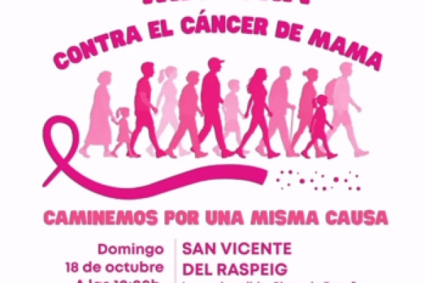 Marcha solidaria contra el cáncer de mama