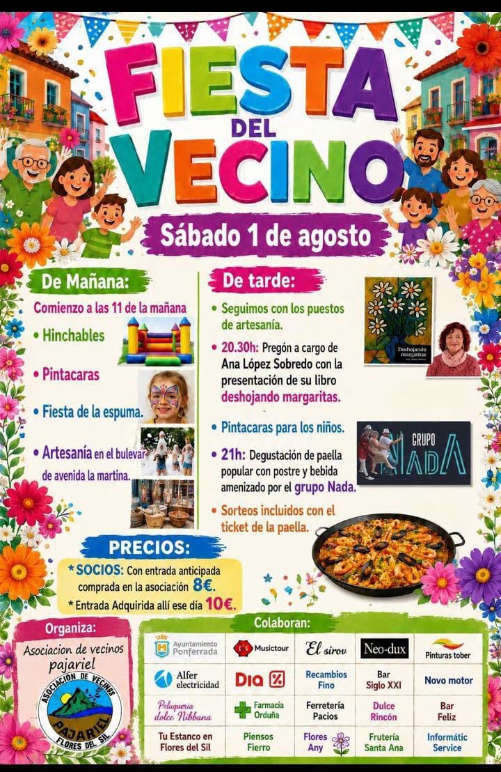 Fiesta del Vecino en Flores del Sil