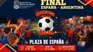 Retransmisión de la final del Mundial España-Argentina en pantalla gigante
