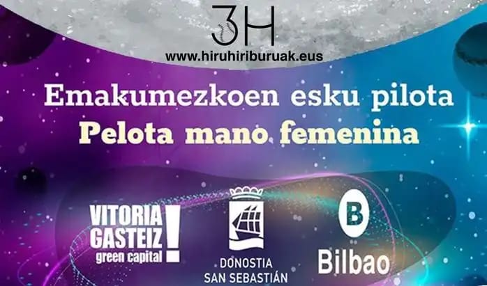 V Torneo Hiru Hiriburuak: cuartos de final de pelota mano femenina