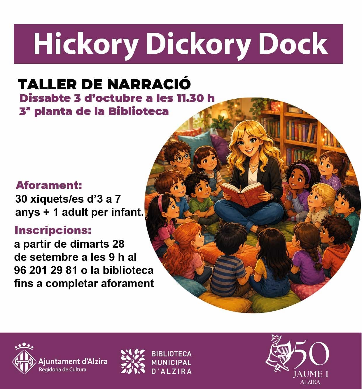 Taller de narración oral en inglés a cargo de Linda Loewer