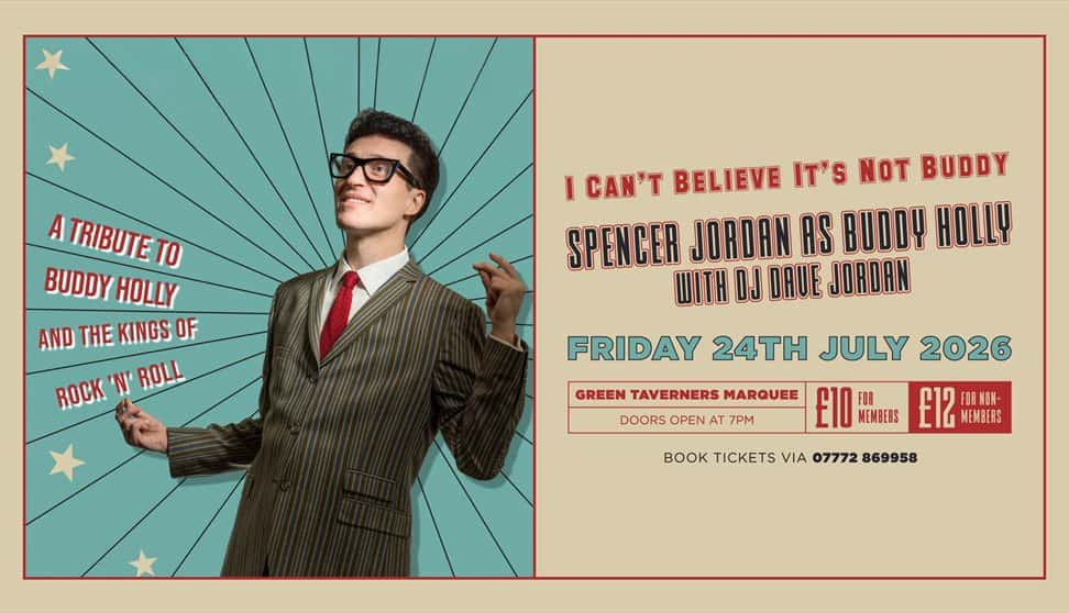 Spencer Jordan as Buddy Holly