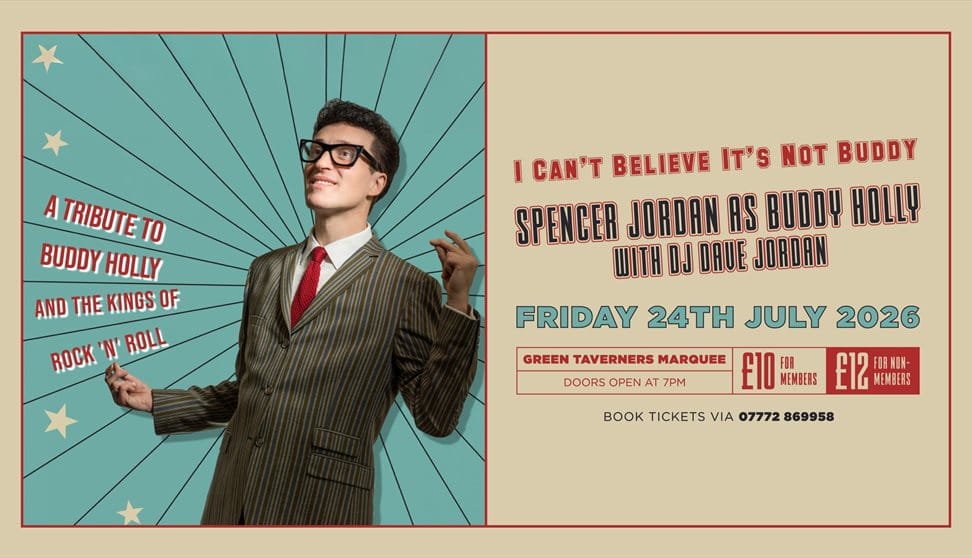 Spencer Jordan as Buddy Holly