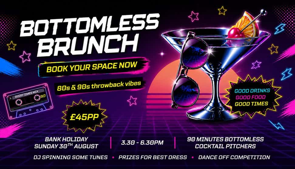 80's & 90's Bottomless Brunch