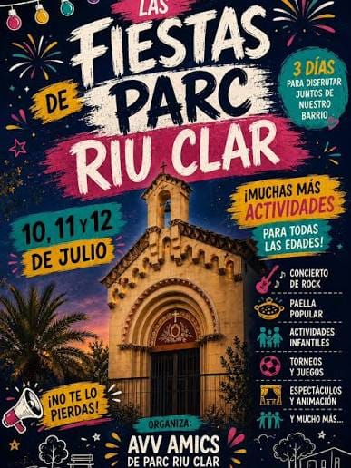 Festes del Parc Riu Clar | Pregó i concert de rock