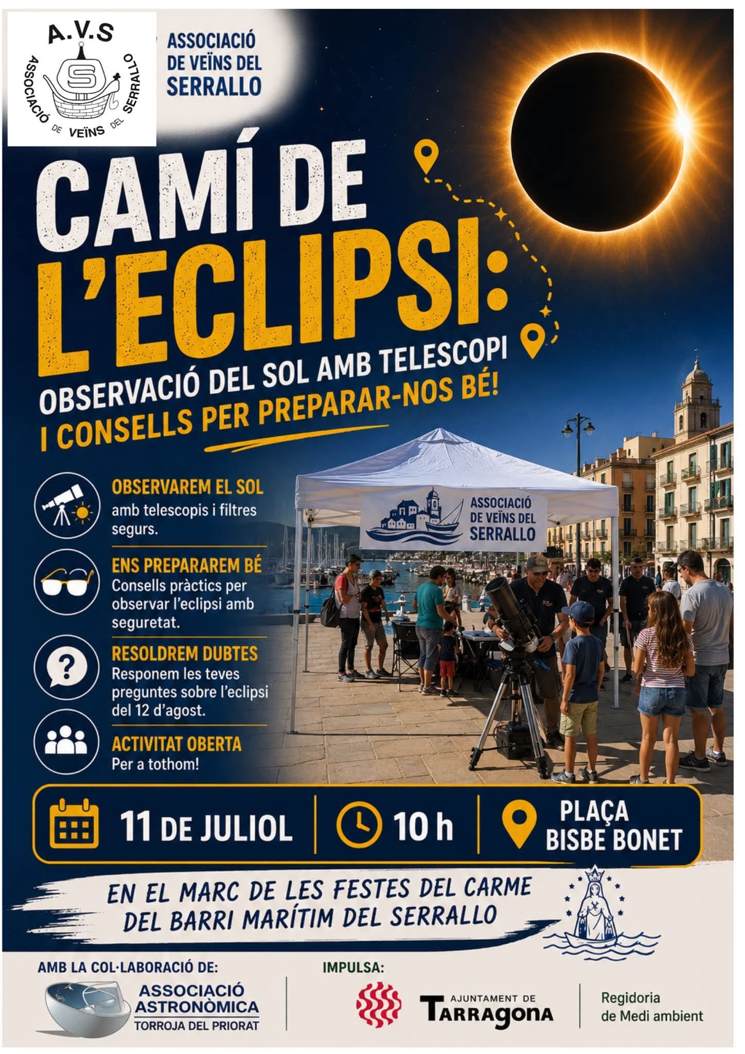 Taller d'observació del Sol