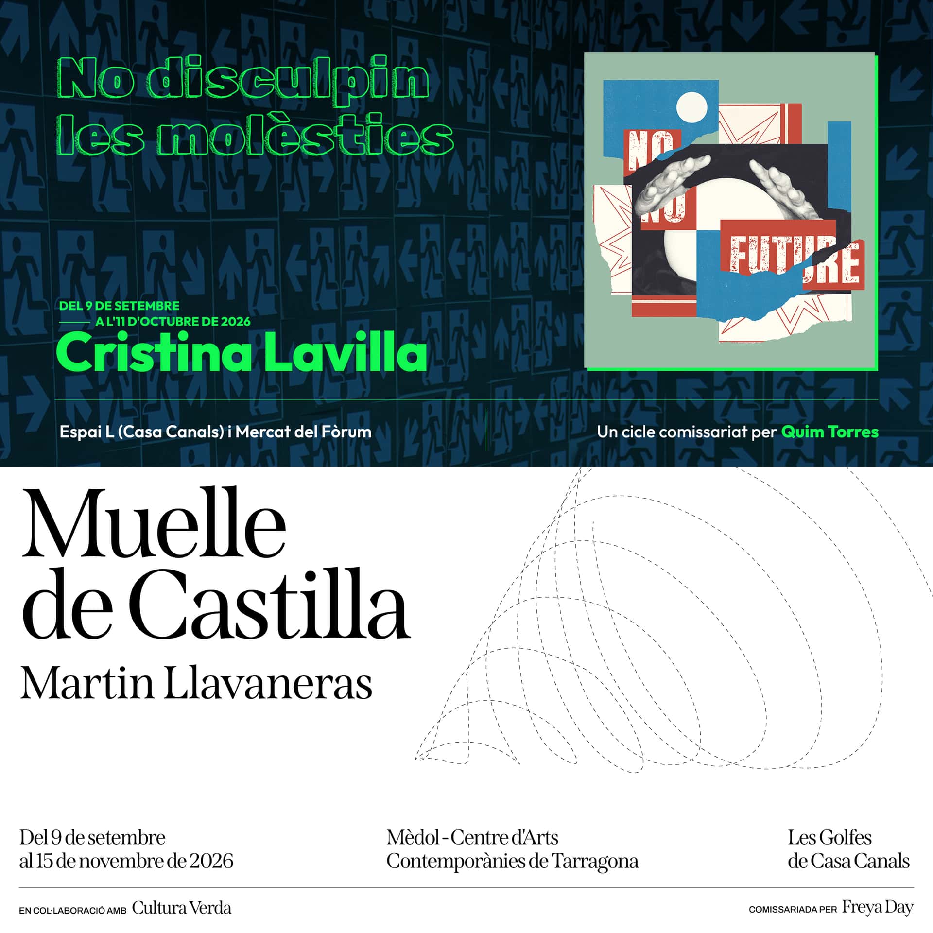 Doble inauguració: Martin Llavaneras i Cristina Lavilla