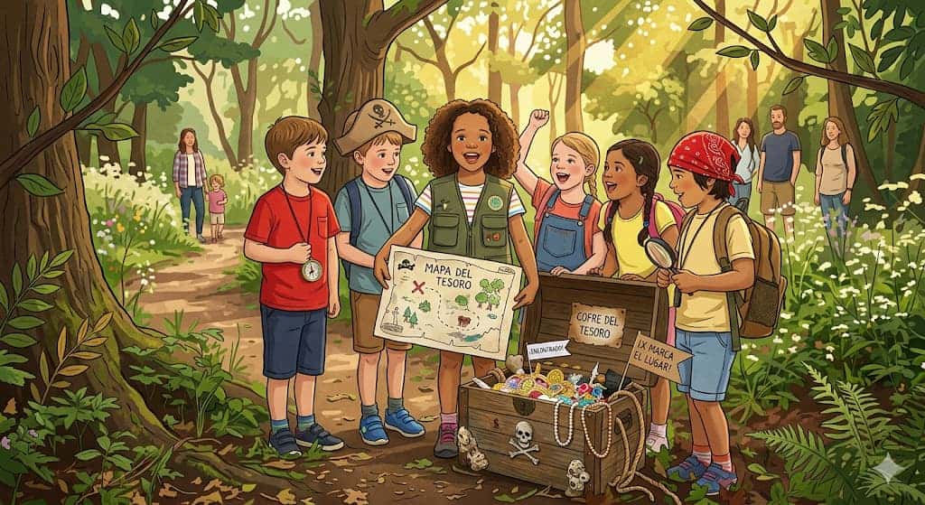 Búsqueda del tesoro - Actividades infantiles