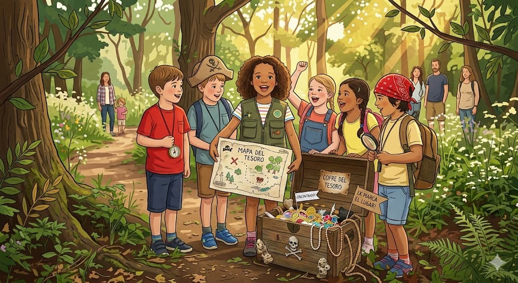 Búsqueda del tesoro - Actividades infantiles